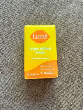 Lume’ Triple Milled Soap bar toasted Coconut NEW